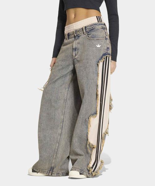 아딜레늄 시즌 5 디컨스트럭티드 데님 팬츠 - 초키브라운 / KY5193