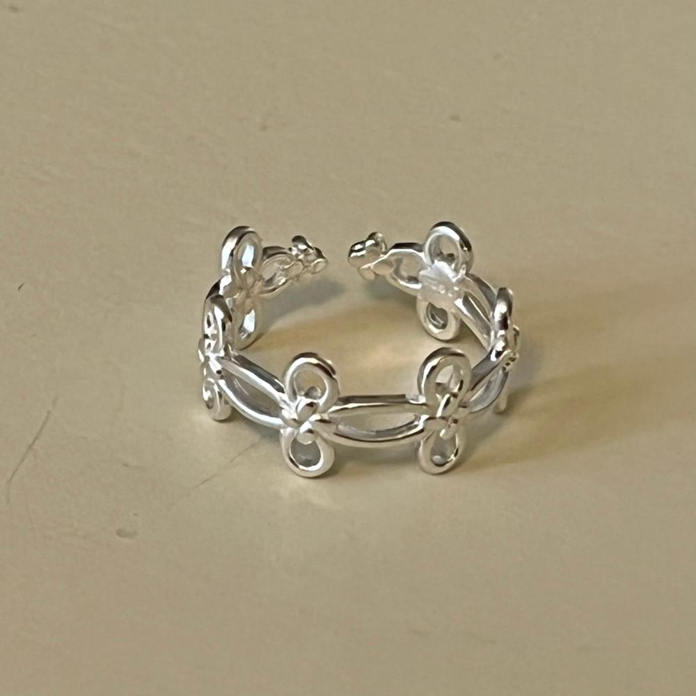 [실버925] 리본 체인 은반지