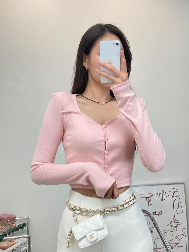 먼로 콩가디건세트(레드 아이 당일발송)