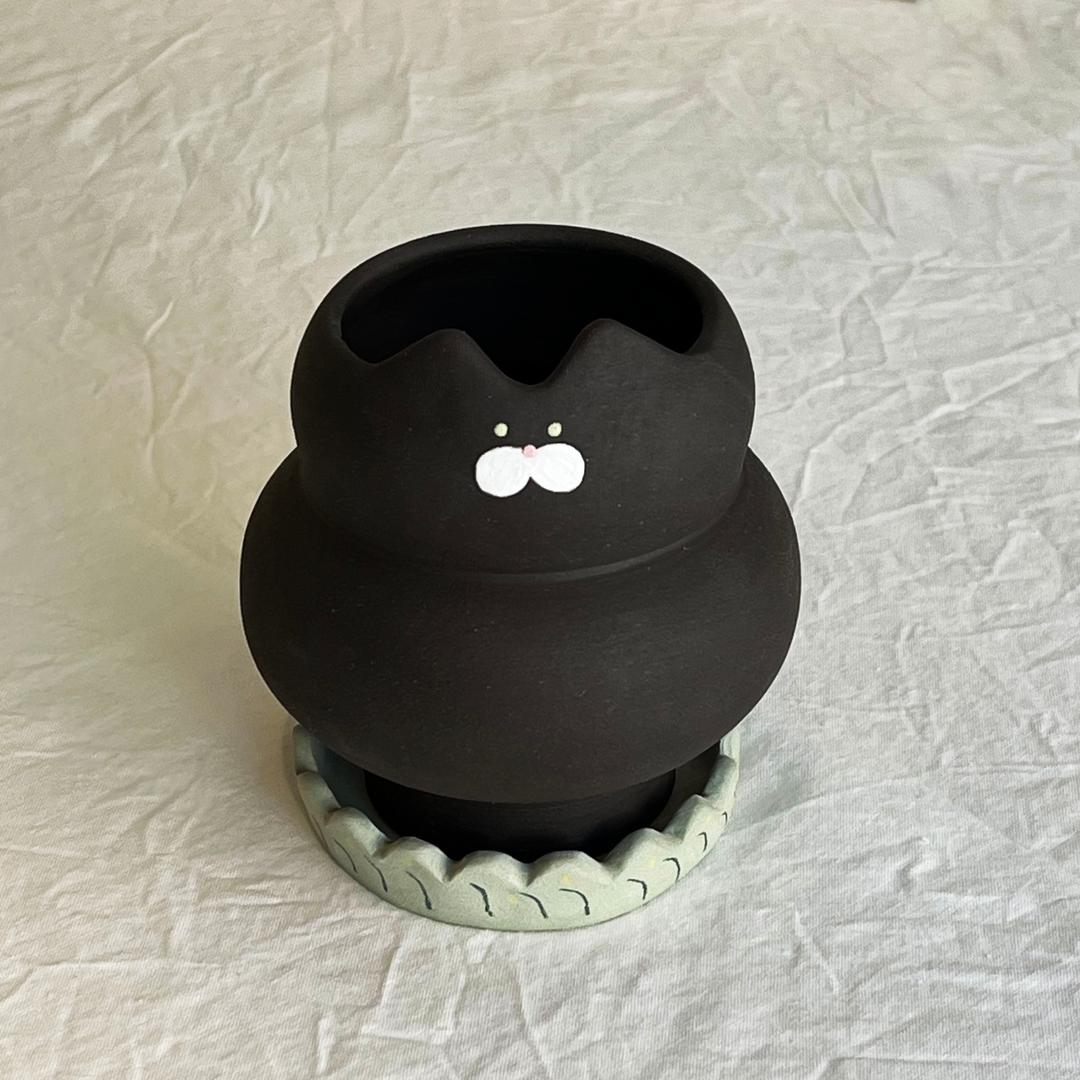 네로팟 m  / 고양이토분