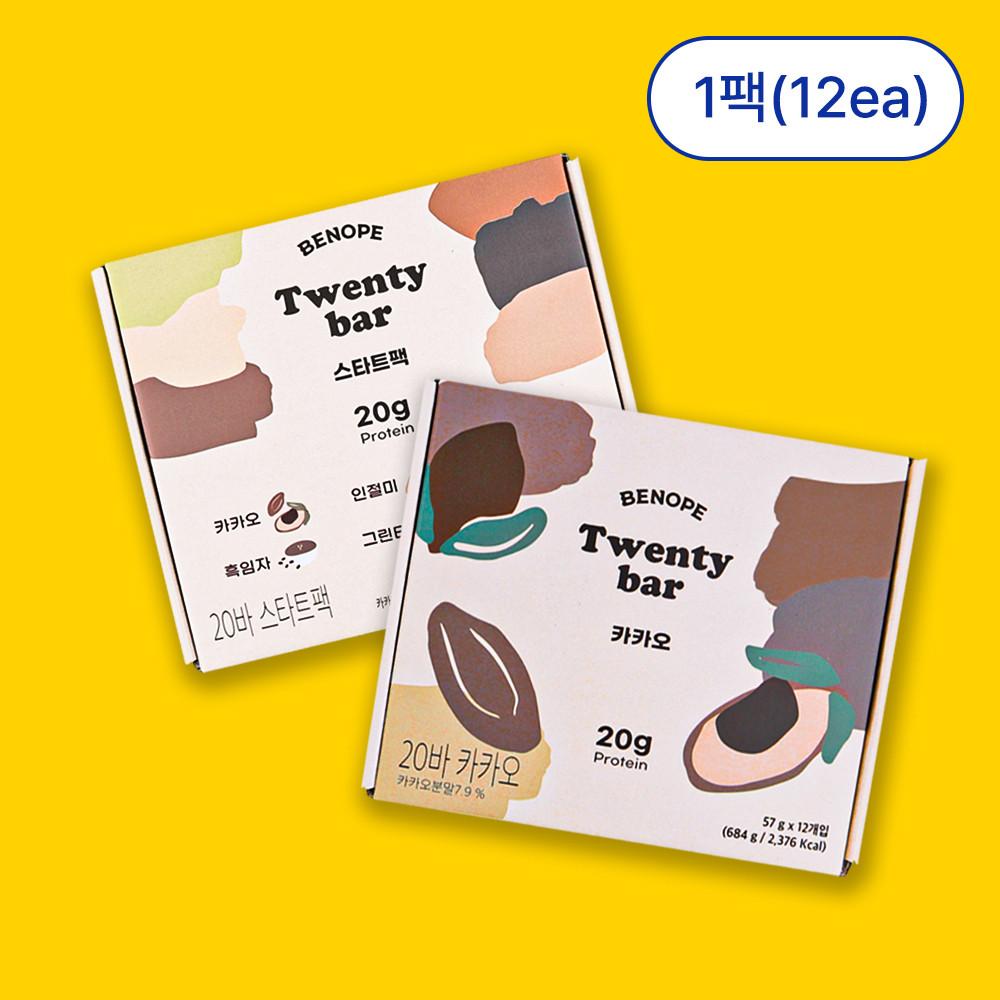 베노프 20bar 단백질바 프로틴바 다이어터간식(12ea)