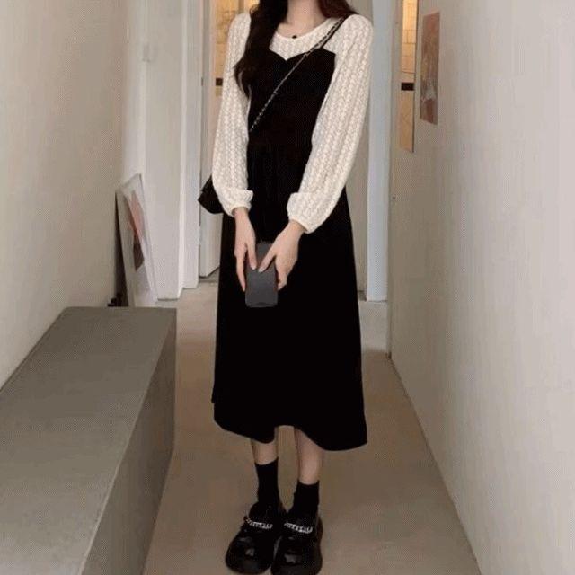 당일출고 [무배] 하객룩 라운드넥 레이스 나시 블라우스 레이어드 A라인 롱원피스 (1C) 나시원피스 하객원피스 가을원피스 셔츠원피스 휴양지원피스 뷔스티에원피스 트위드원피스 데님원피스 빅사이즈원피스 니트원피스 레이어드원피스 셀프웨딩드레스 쉬폰원피스 랩원피스 캉캉원피스 블랙원피스 스퀘어넥원피스 오프숄더원피스 플라워원피스 바스락원피스 바스락원피스 플레어원피스