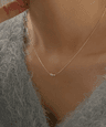 마뚜아 [92.5 silver] Brush pearl necklace 2colors