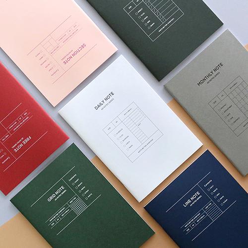 Hello, I am 내지노트 7종 -A5