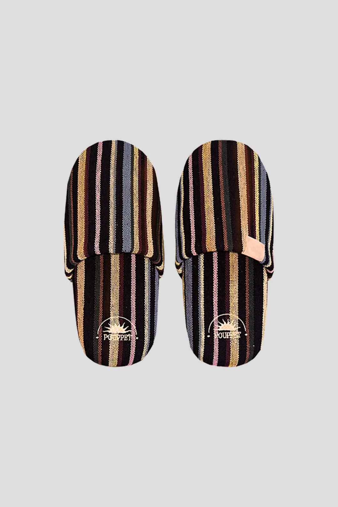 Bohemian Room Shoes - Black (2 Size)