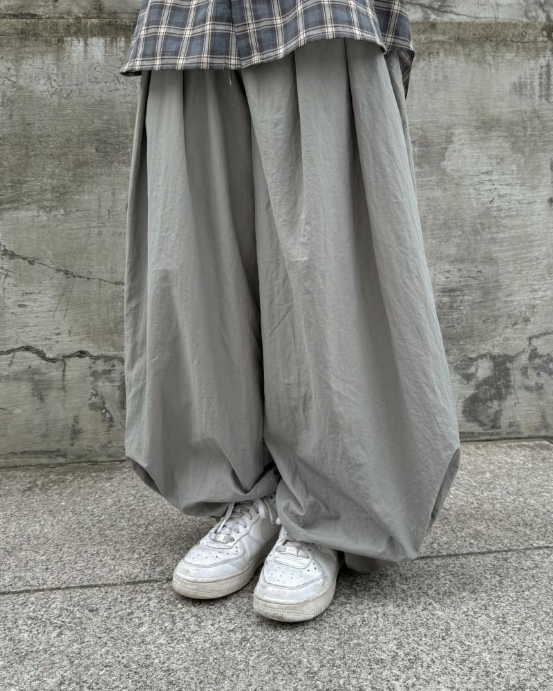 나일론 딥 핀턱 벌룬팬츠 3C