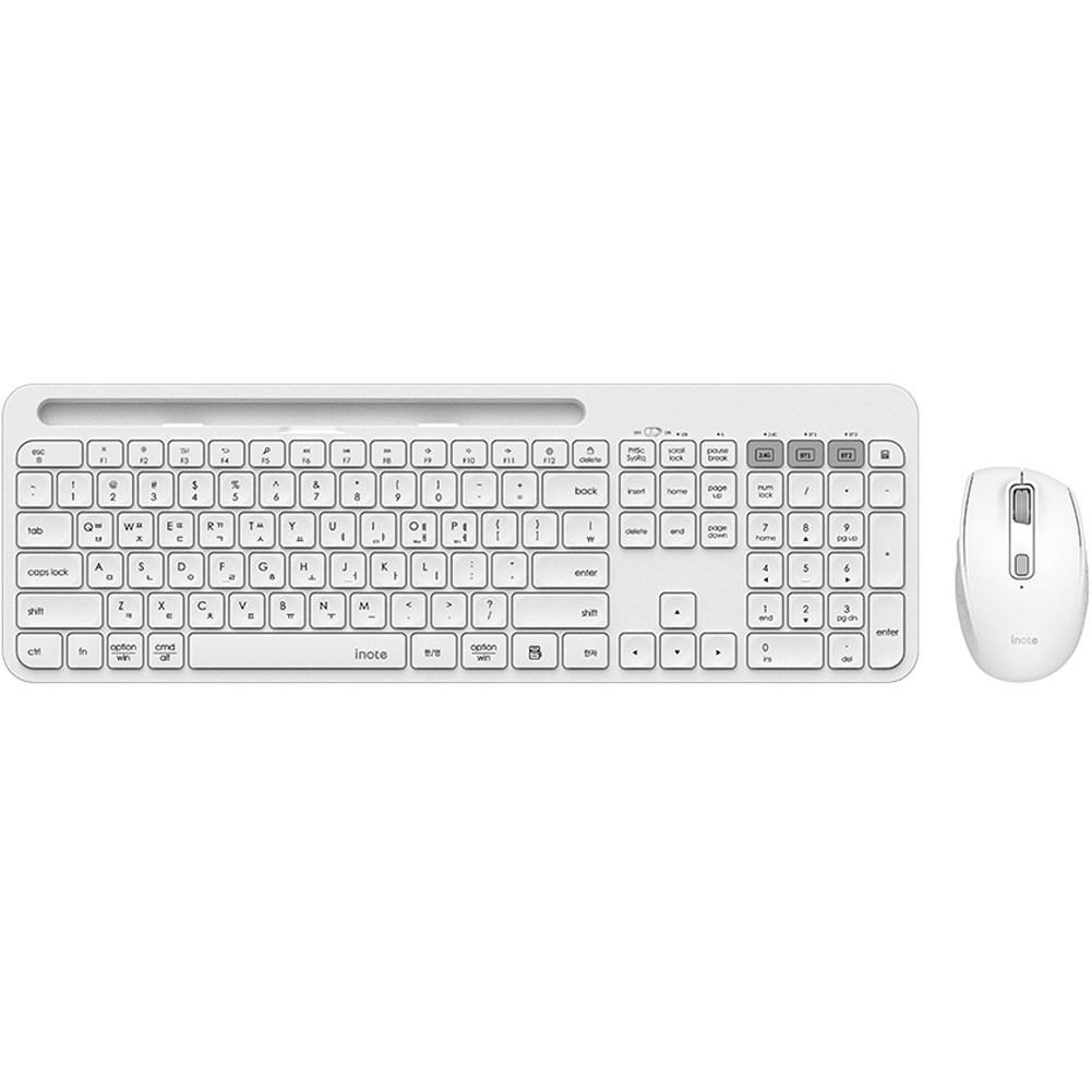 아이노트 멀티페어링 무선 블루투스 키보드 + 마우스 세트 - 무선 키보드+마우스세트 | 쿠팡