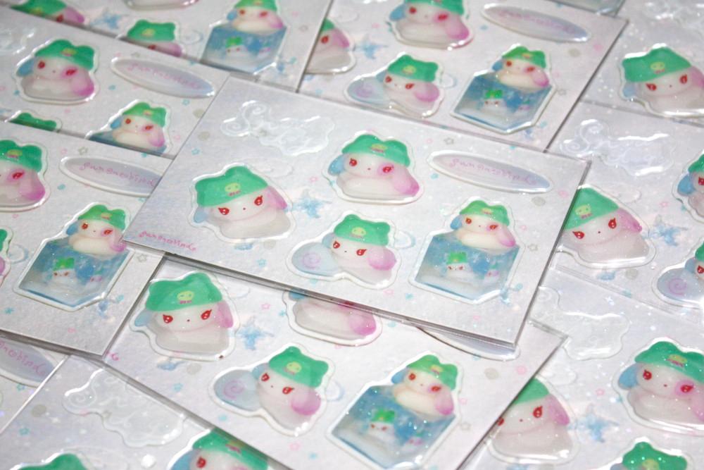 [ Sunonebird ] Snow dog 스티커