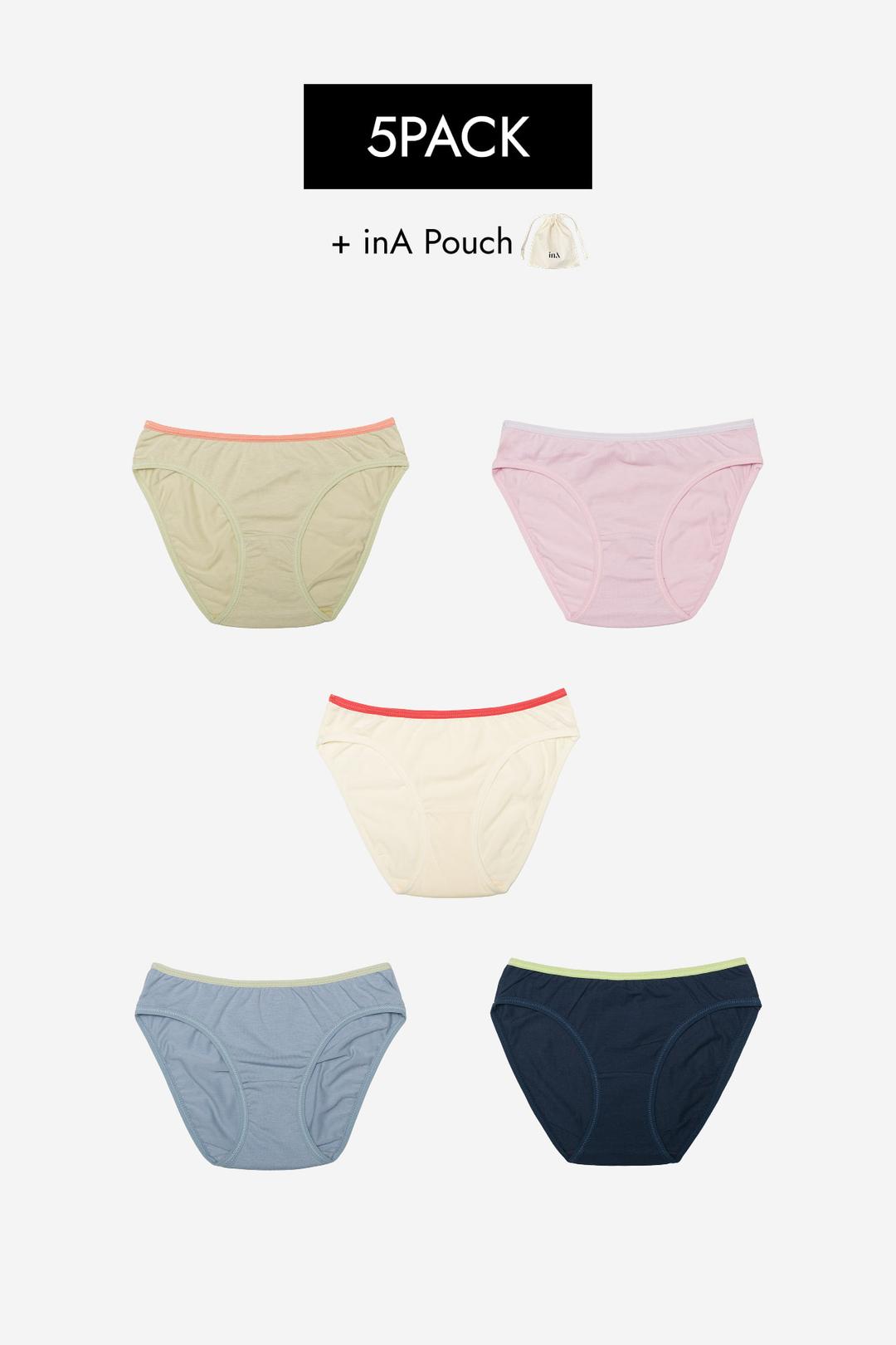 [파우치 증정] 픽미 팬티 컬러 5팩