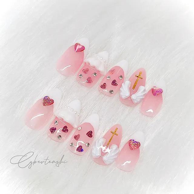 ʚ입점 할인ɞ ʚ크리스마스 세일ɞ 엔젤걸 수제네일팁