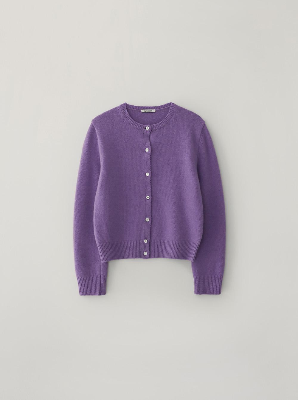 ROUND CARDIGAN_PURPLE