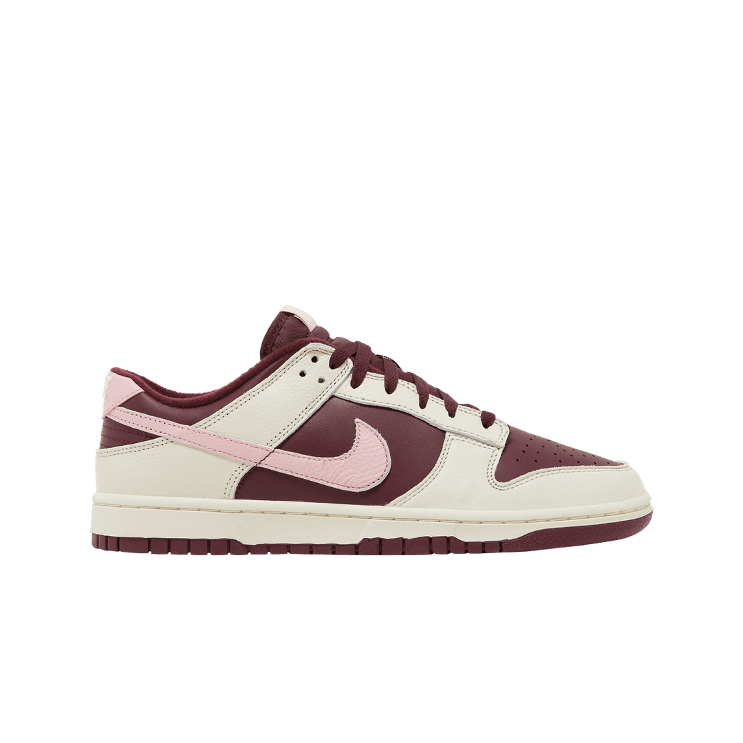 NIke Dunk Low Retro Night Maroon and Medium Soft Pink