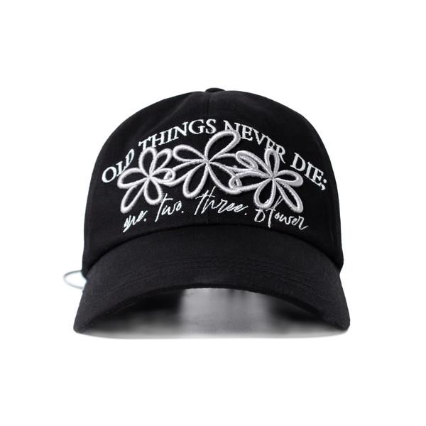 [ONE, TWO, THREE, FLOWER] KNOT CAP - MONO