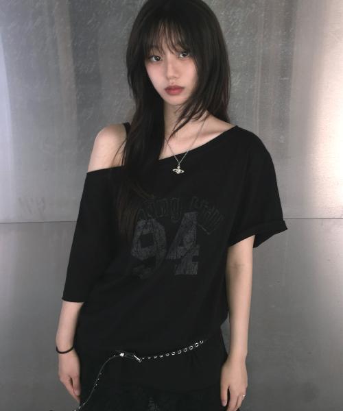 노팅힐 페미닌 원숄더 반팔(3Color)