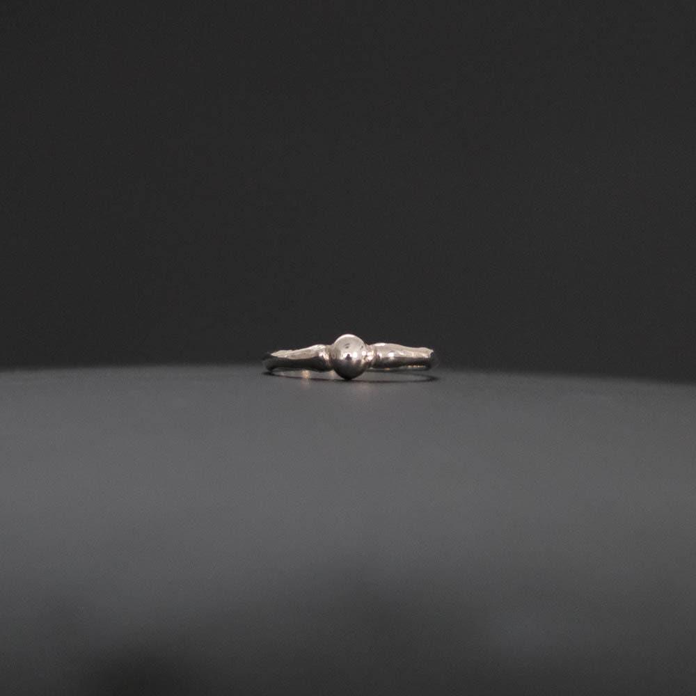 바이오브 dwarf oval ring 실버 레이어드 반지 by Aube