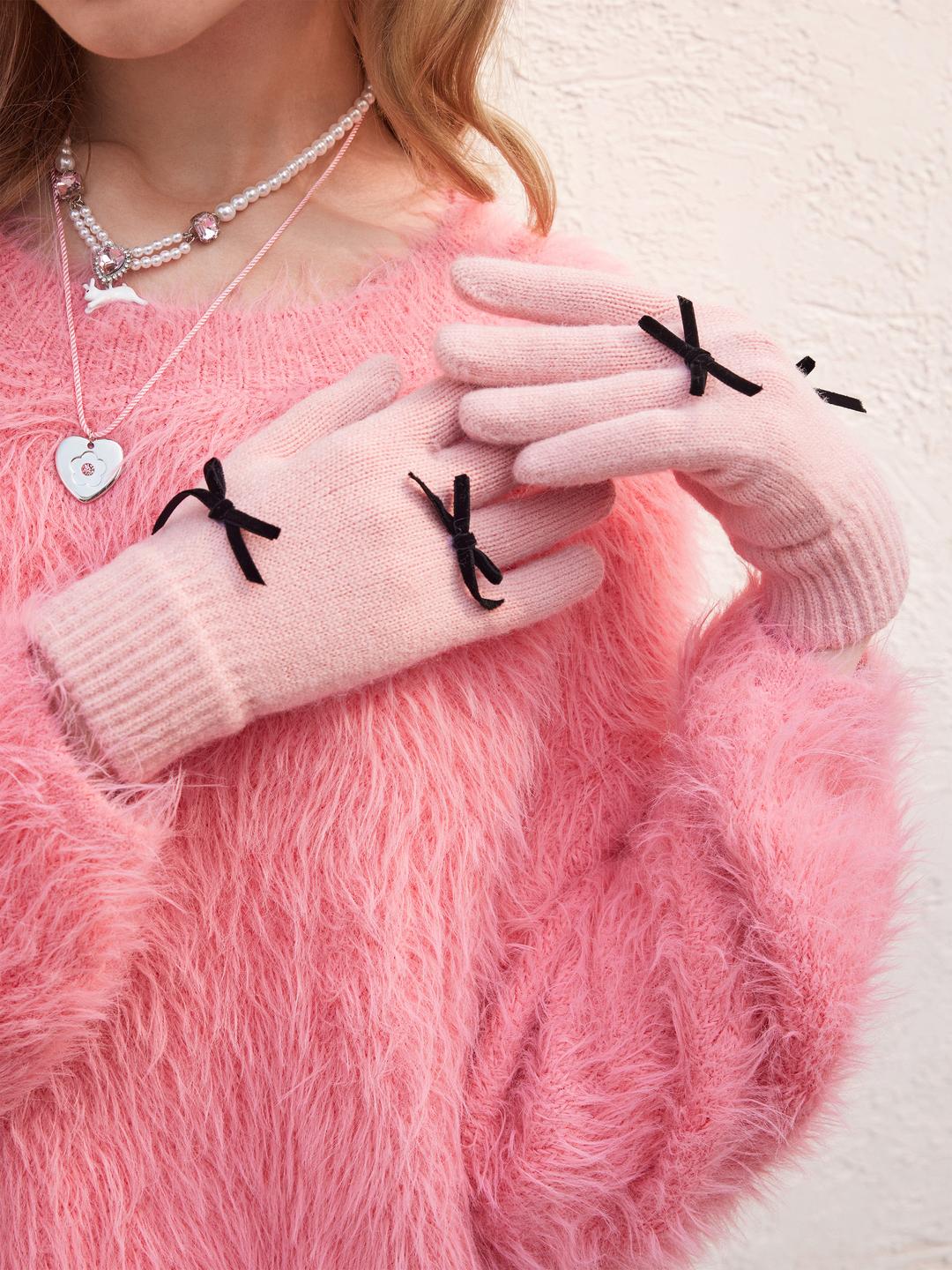 매듭 데코 장갑