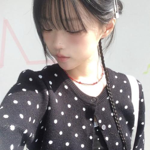 (3 C ᵒ l o🅡) 도트 니트 가디건