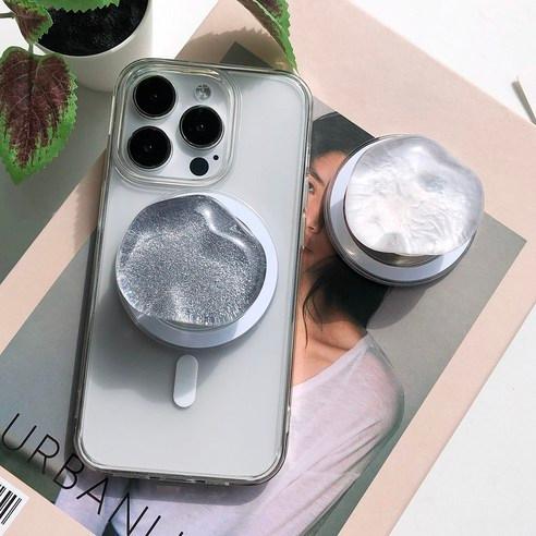 조약돌 호마이카 맥세이프 그립 톡스마트 탈부착 자석 핸드폰 거치대 - 거치대 | 쿠팡