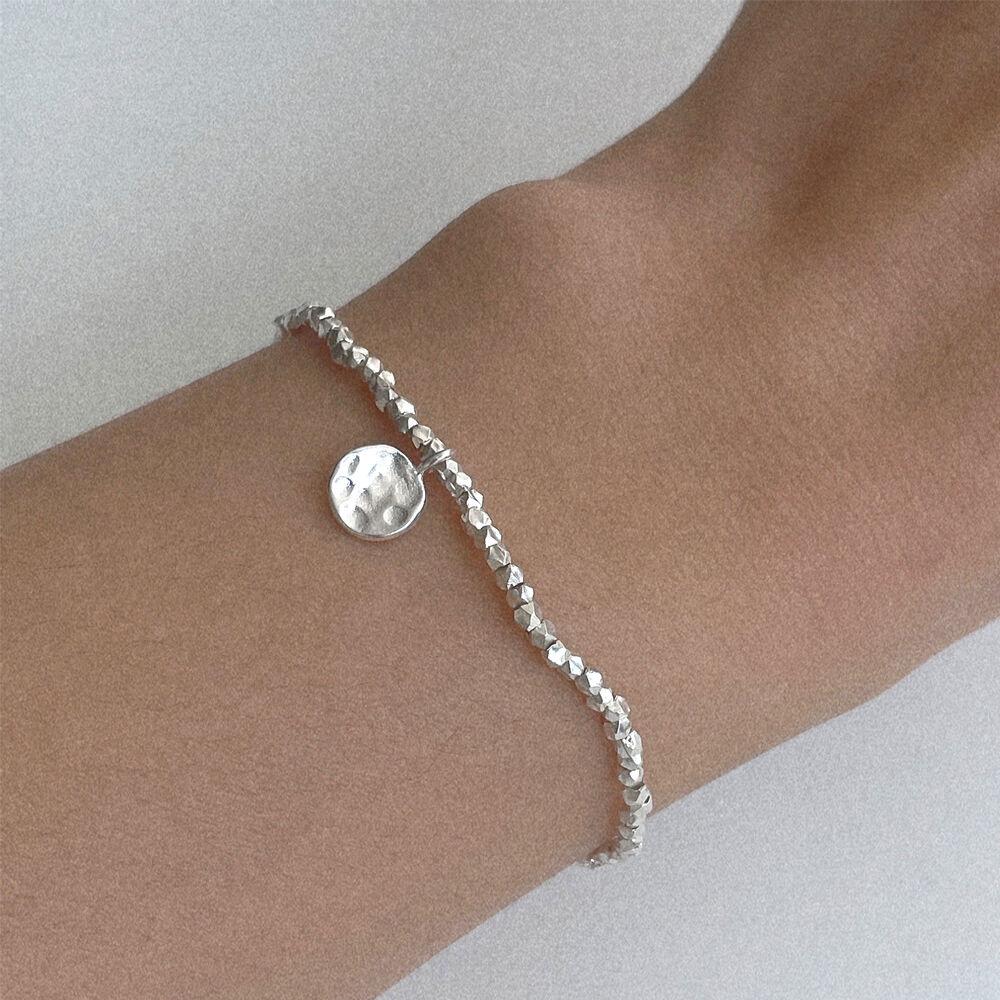 silver925 pebble bracelet