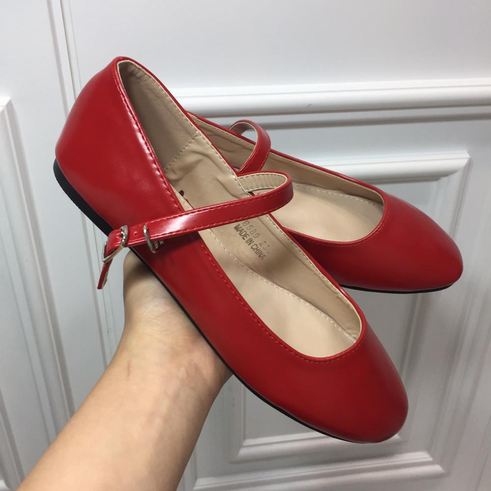 신상오픈한정특가:)비비드 동글 1cm 메리제인 단화/플랫슈즈[4color]