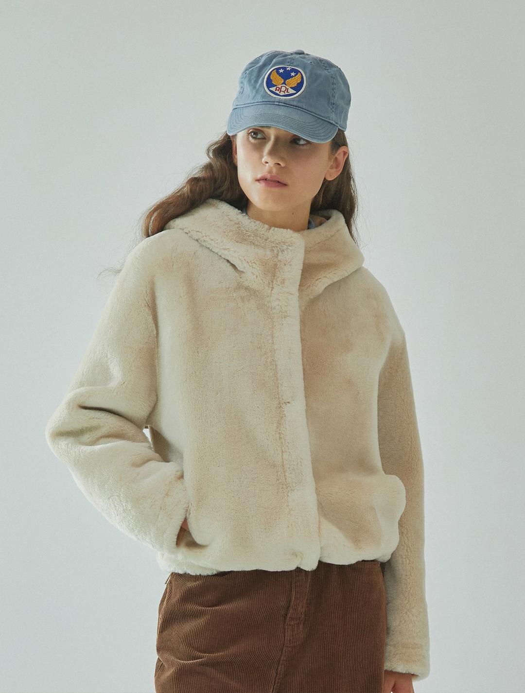 리얼 메리노 스트링 후드 점퍼