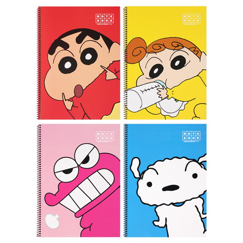 짱구는 못말려 알록달록 원링노트  페이스 필기공책