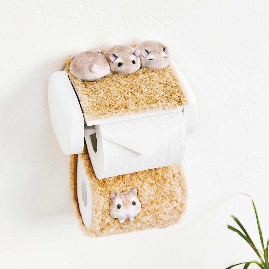 YOU＋MORE!　おがくずの上でぎゅっとよりそう　ハムスターのペーパーストッカーの会｜YOU+MORE![ユーモア]｜フェリシモ【公式通販】
