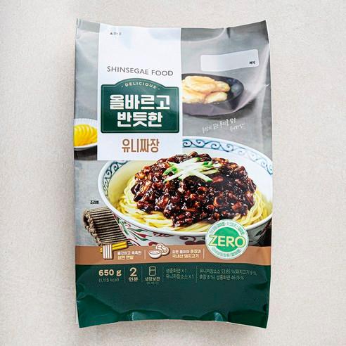 올바르고반듯한 유니짜장, 650g, 1개