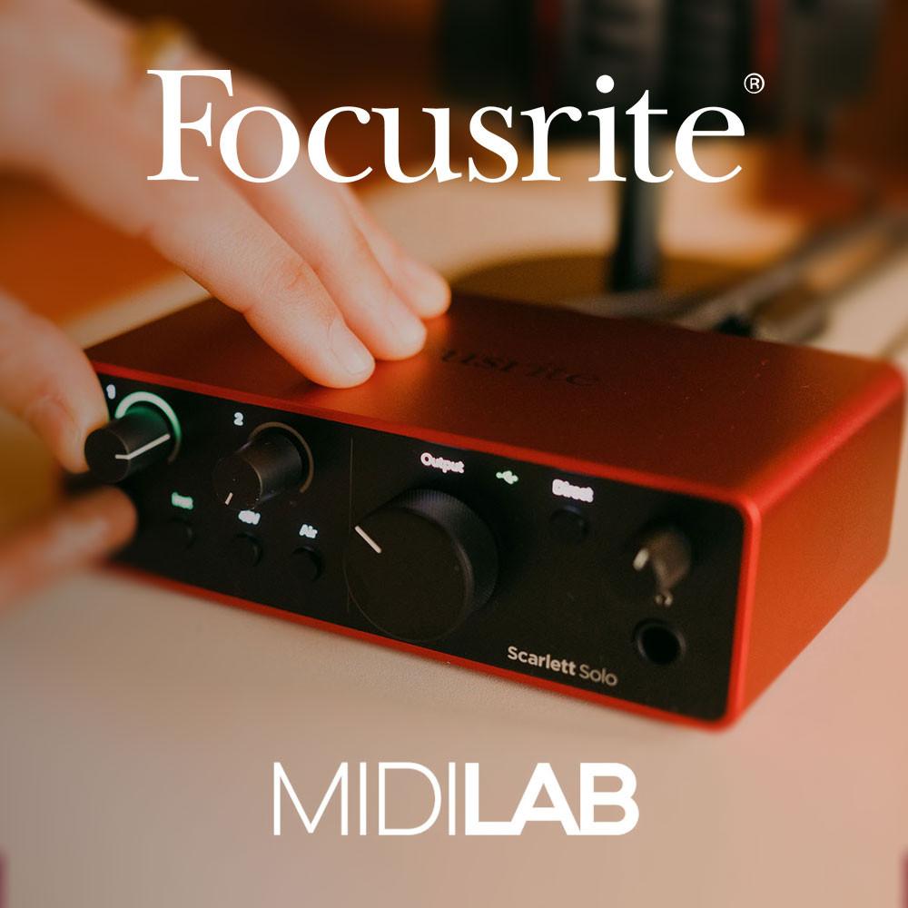 포커스라이트 스칼렛 솔로 4th Scarlett Solo 4세대 오디오인터페이스 [영상매뉴얼] 홈레코딩 오인페