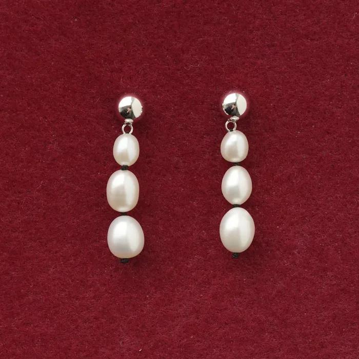 Knotted Pearl Earrings