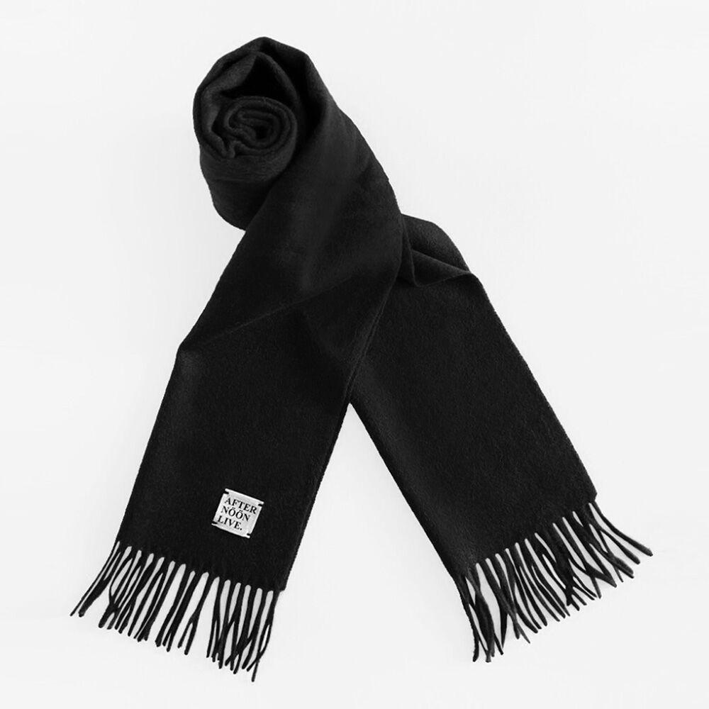 Afternoonlive Wool Muffler (Black)