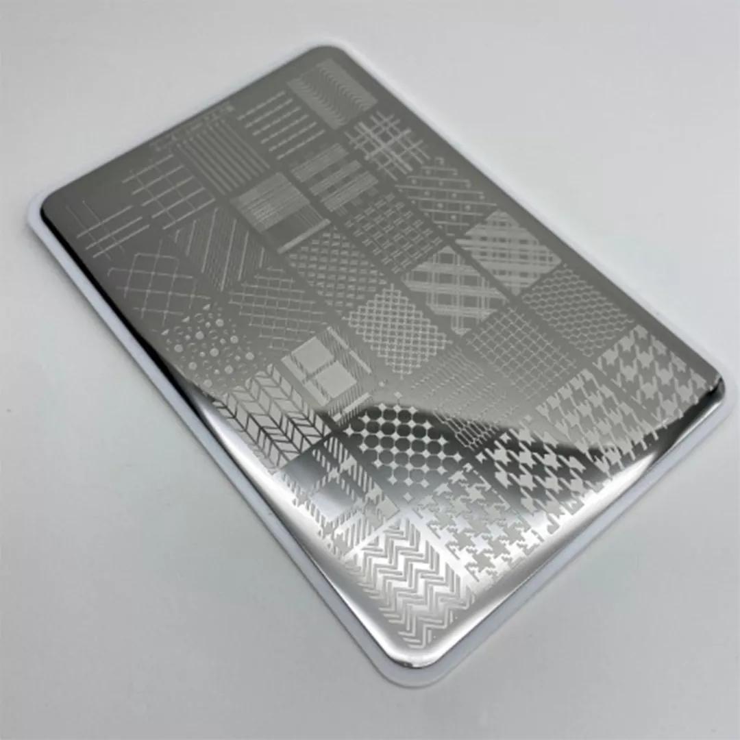 [아이스젤] [AP-09] 2배 큰! 체크 아트 플레이트 3