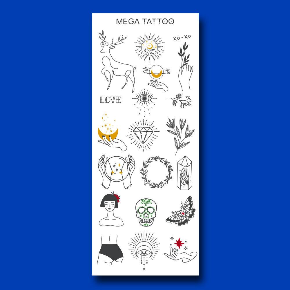 MEGA TATTOO 타투스티커 MTS 03 - 메멘토