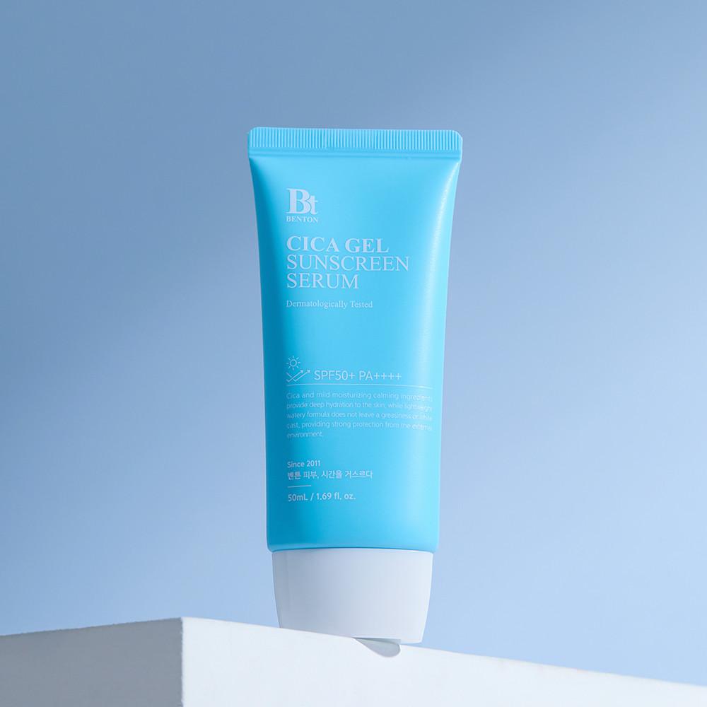 벤튼 시카 수분 선세럼 50mL SPF50+ PA++++ 이지워시선크림 유기자차 비건 물광