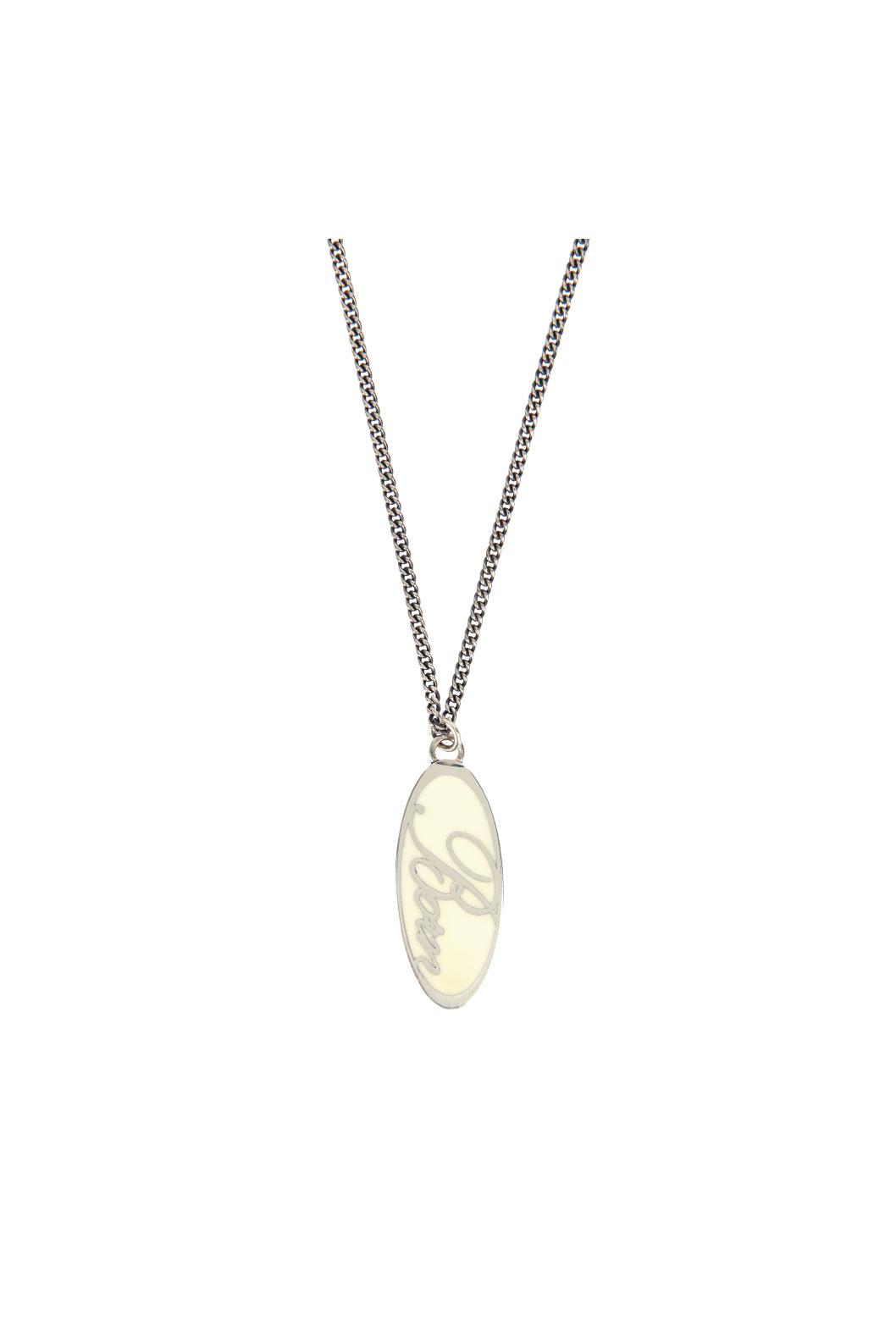 'BORN\' SILVER NECKLACE