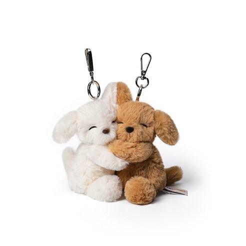 가방 인형 커플 키체인 강아지 댕댕이 mchugs, 10-12cm (2..., TieTie 강아지...