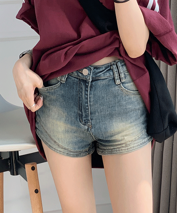 너드 워싱 숏 팬츠