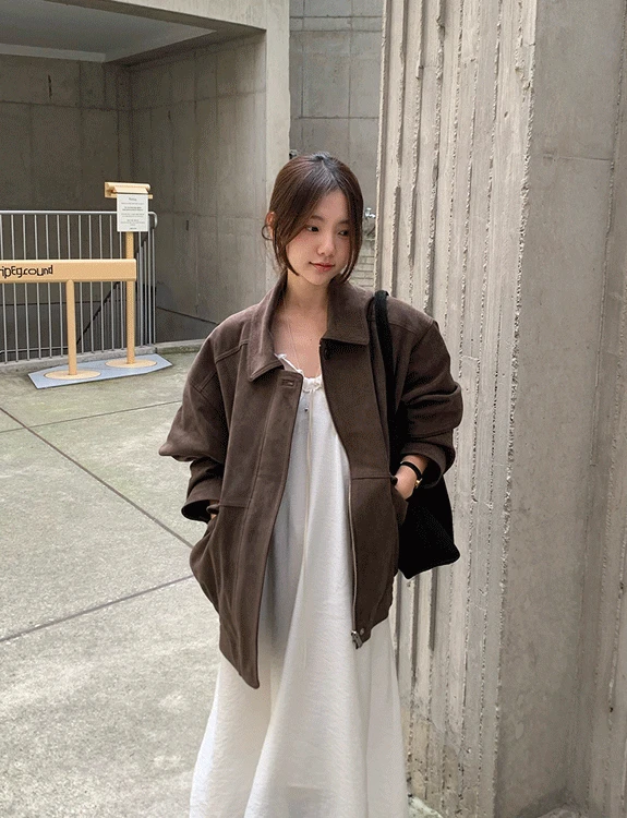 [20% 신상할인 쿠폰] 리카 스웨이드 자켓