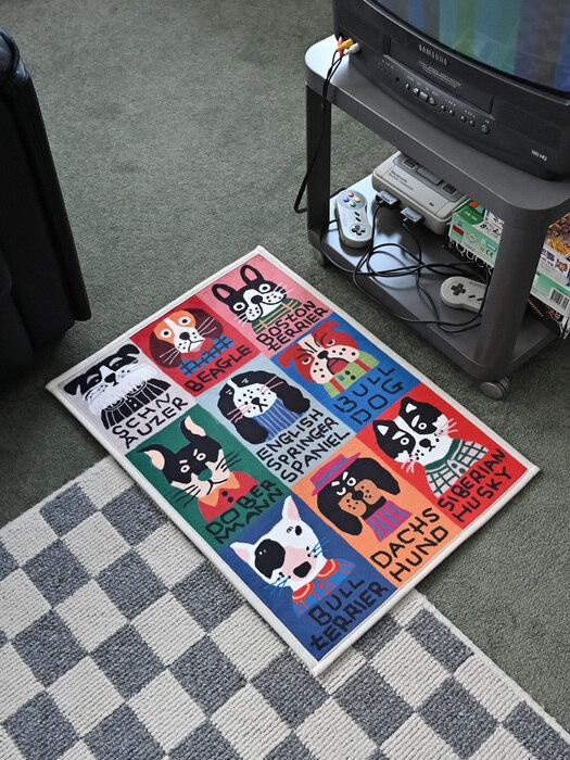 [스티커3종증정] 비아01 x 플라베어 댕댕이 강아지 발매트 러그
