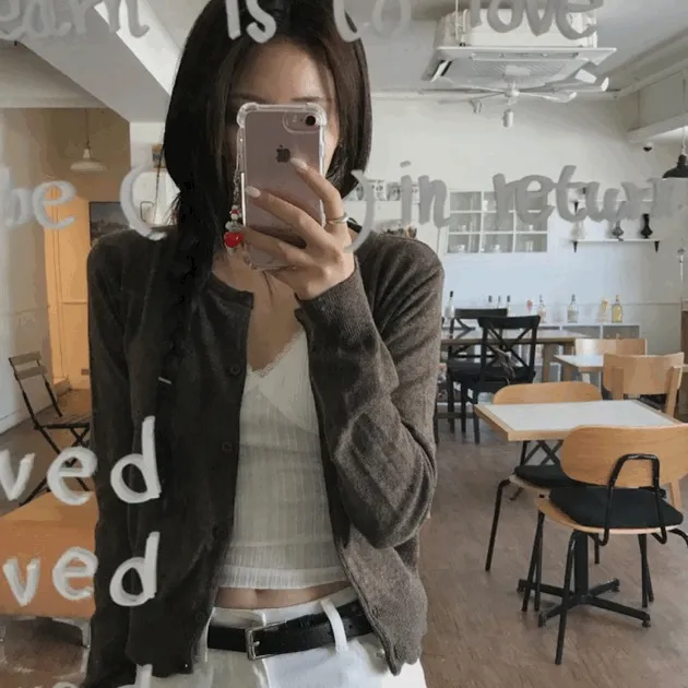 [부분 당일 출고🚀/캐시미어 혼방🍂/MD 강추템] 라운드넥 가디건 - 10color
