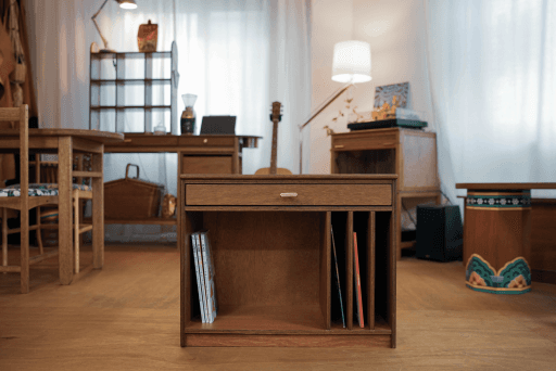 LP 리스너를 위한 턴테이블 콘솔 _ 크레센도