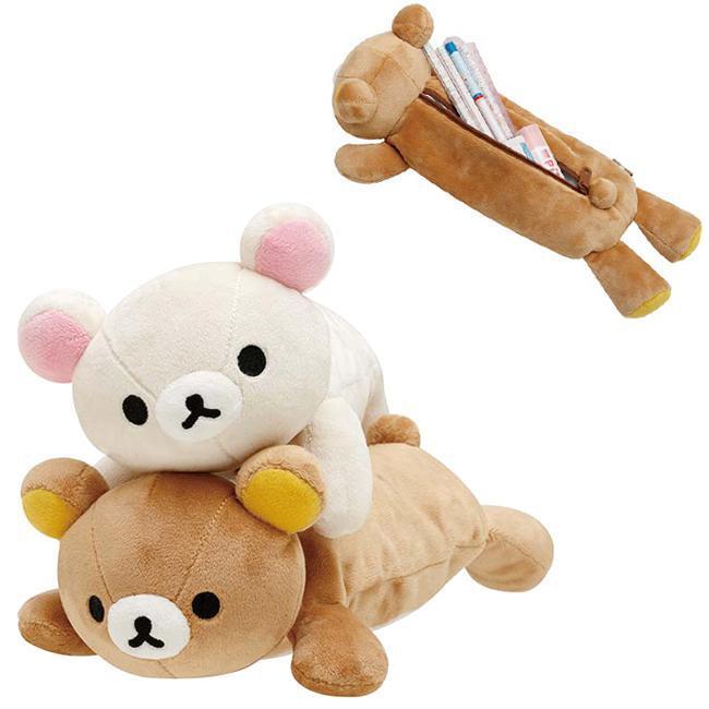 리락쿠마 필통 마스코트 인형모양 펜파우치