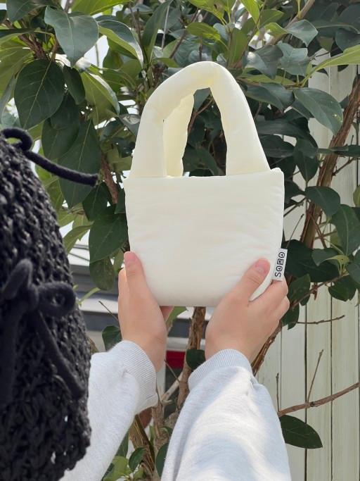 어글리백﻿(Ugly Bag) 귀여운 패딩 스몰 토트백