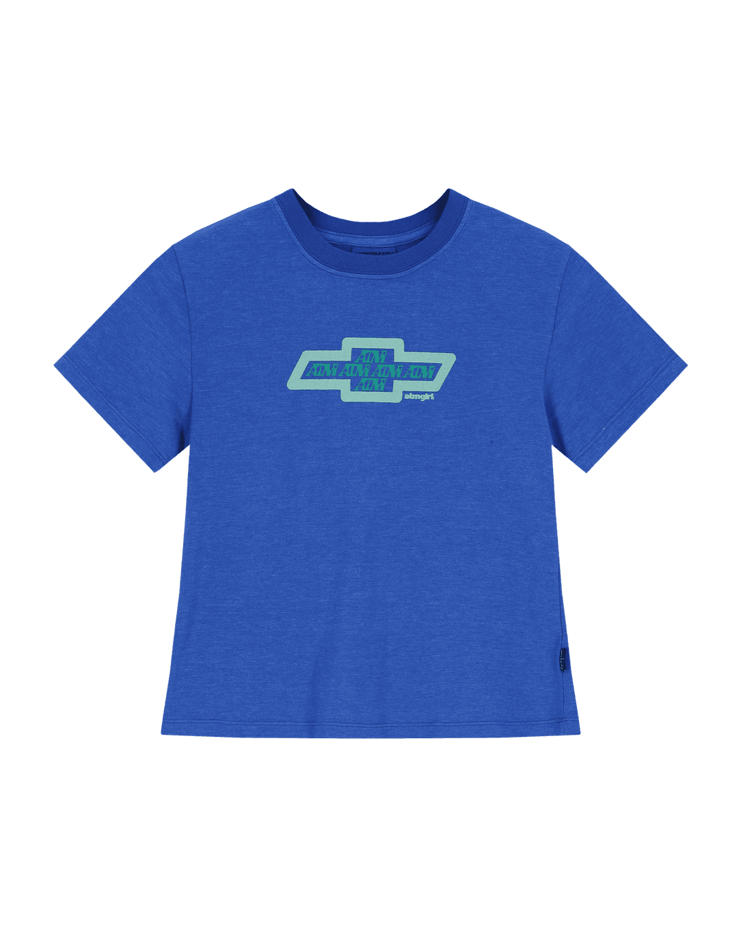 W ATM GIRLS TEE (BLUE)