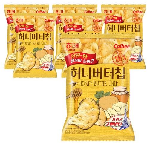 해태제과 허니버터칩, 60g, 6개 - 감자과자 | 쿠팡