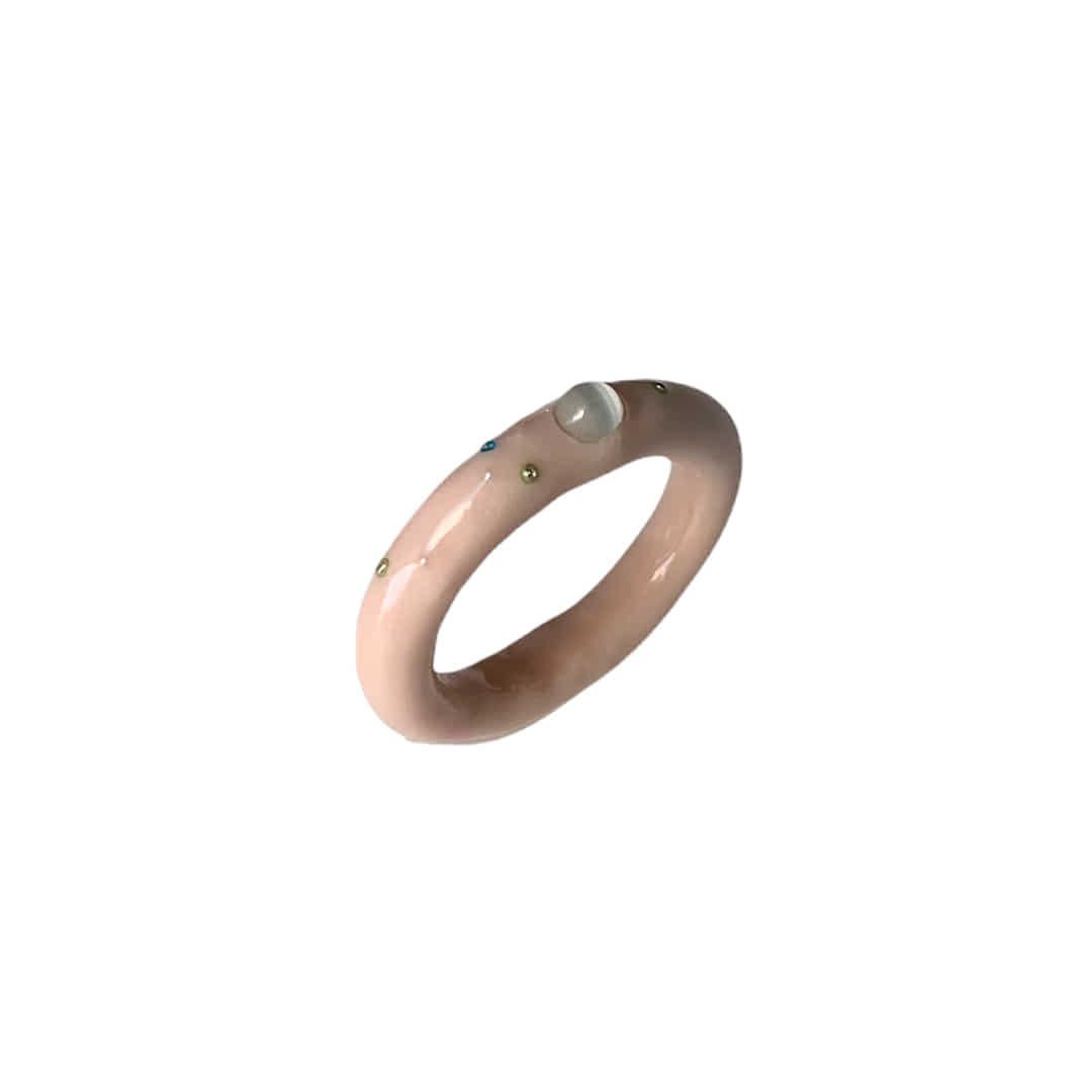 gemstone beads of sweat_pink