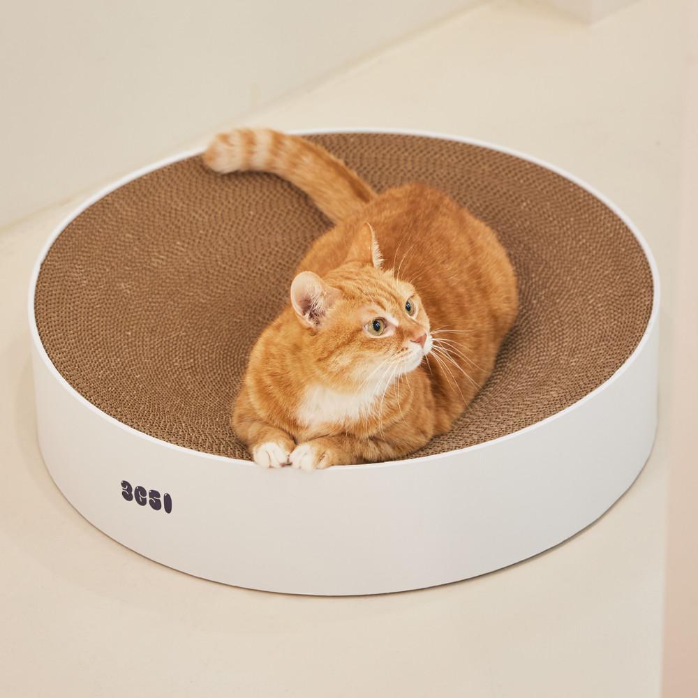 3651 벅벅 고강도 둥지 원형 고양이 스크래쳐