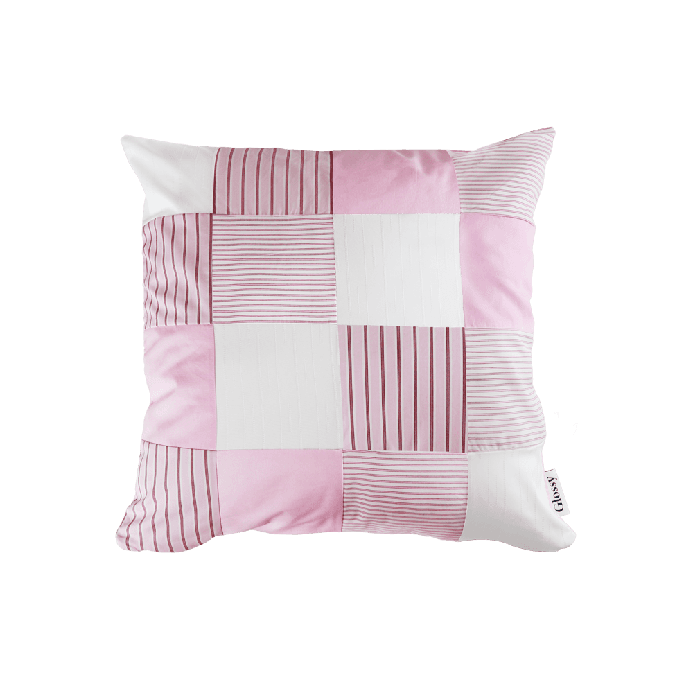 Patchwork cushion cover(pink)