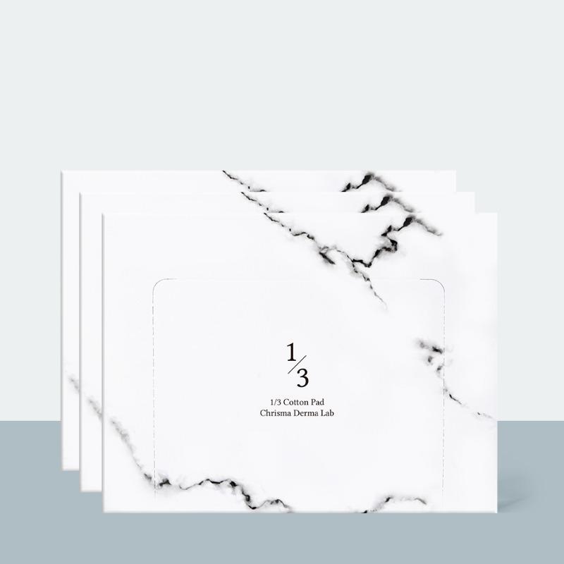 크리스마 1/3 보풀없는 스킨팩 얇은 화장솜 160매 3팩(480매)