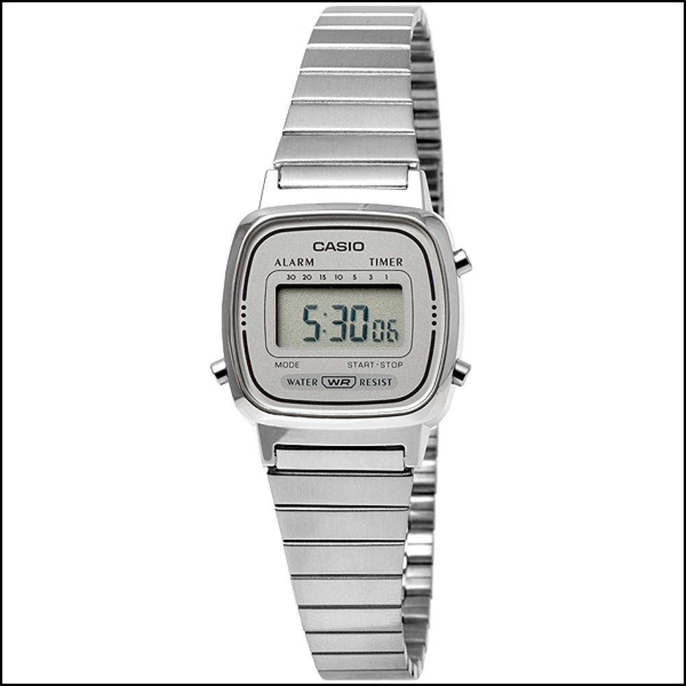 타임플래닛 CASIO LA670WA-7D 카시오 시계 메탈밴드